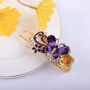 Tools All-match Mother Hair Clip Butterfly Hair Clip Female Hair Accessories Korean Style Hairpin Rhinestone Duckbill Clip