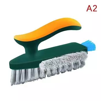 Tools and Useful Things for Kitchen Gadgets Home Tool Cleaning Brush Grouting Multifunction Household Ceramic Tile 4-in-1 Tub L белый