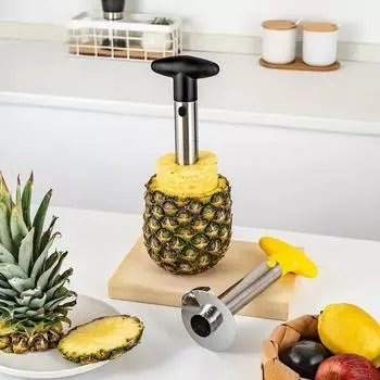 Tools Kitchen Acceesories Pineapple Camping Peeler Slicer Home Paring Kitchens Accessories Knife Stainless Steel Fruit Cooking светло-зеленый