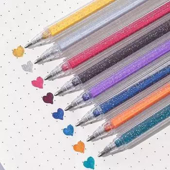 Tools Stationery School Office Supplies Highlighter Glitter Rollerball Pen Gel pen Fluorescence Pen 8 pcs/set