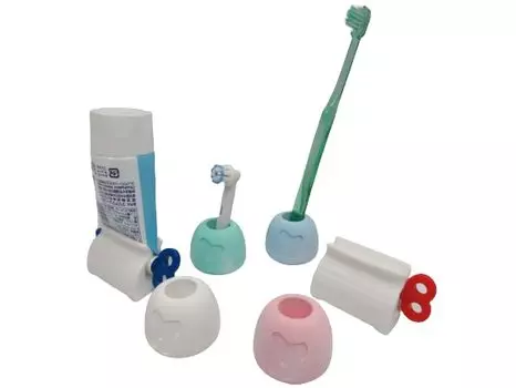 Toothbrush 4 diatomaceous earth inspected in Toothbrush fresh toothbrush 2 tube water humidity quick drying holder, colors, [no asbestos, Japan]