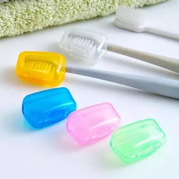 Toothbrush Caps 5-Piece Dustproof Tooth Brush Head Case Electric Toothbrush Head Protection Caps For Traveling Business Trips CHINA