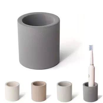 Toothbrush Diatomaceous Cup Diatomaceous Earth Water Quick Mildew Toothbrush Electric Toothbrush Wash Bathroom Stylish Holder, Earth, Stand,