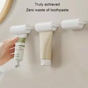 Держатель зубной щетки с выдавливателем зубной пасты, съемный, легко устанавливаемый, настенный, электрический зубной щетка A