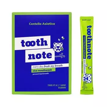 Toothnote Cica Mouse Wash одноразовая жидкость для полоскания рта, 360 мл, 1 шт.