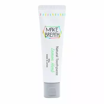 toothpaste MAKE BREATH Toothpaste 100g Lemon herb scent No synthetic surfactants No synthetic fragrances Etiquette Moisture Additive-free