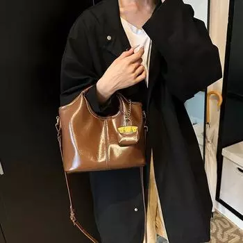 Tooxi kaBags осень и зима женская новая модная фактурная сумка-ведро для поездок на работу простая сумка-мессенджер через плечо