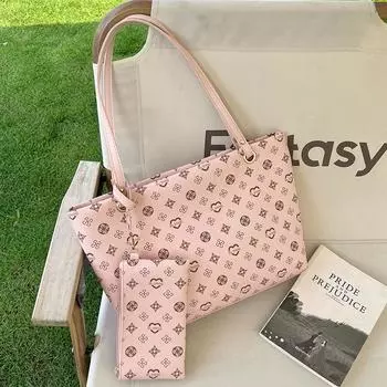 Tooxika Большая вместительная сумка через плечо из двух предметов, новая женская сумка-тоут