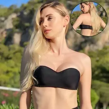 Tooxika, бюстгальтер без бретелек, женские невидимые бюстгальтеры, нижнее белье с эффектом пуш-ап, бесшовный бюстгальтер без косточек, нижнее белье, бюстгальтер, многоходовой бюстгальтер-бандо