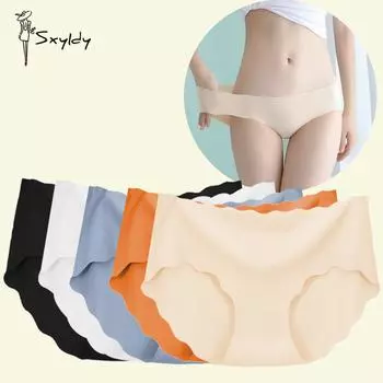 Tooxika цельные быстросохнущие мягкие трусы, женские бесшовные трусики, сексуальное приятное для кожи нижнее белье, трусики из ледяного шелка