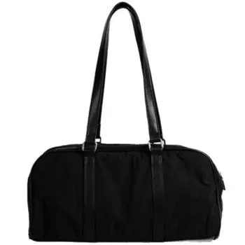 Tooxika Легкая повседневная сумка-тоут, женская сумка-багет для фитнеса, спорта на открытом воздухе, путешествий, переносная сумка через плечо чёрный