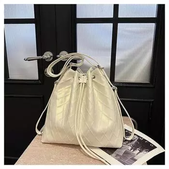 Tooxika Маленький свежий рюкзак для женщин, новая сумка-ведро, универсальная сумка Ins на одно плечо подмышкой чёрный