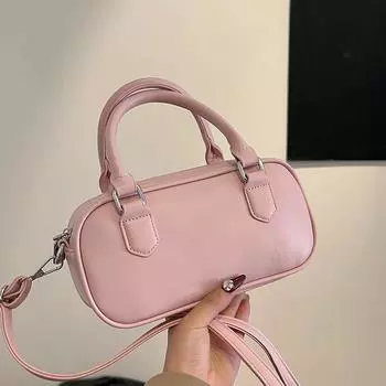 Tooxika New Style Bowling Bag Handbag Женская универсальная популярная сумка-мессенджер через плечо чёрный