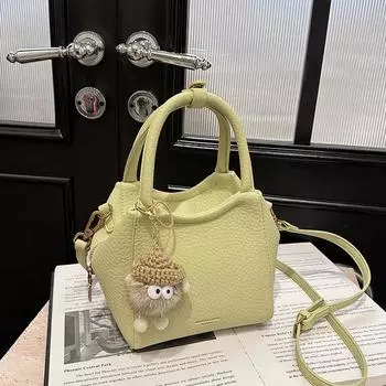 Tooxika New Style Of Lychee Мягкая кожаная однотонная ручная женская сумка-тоут