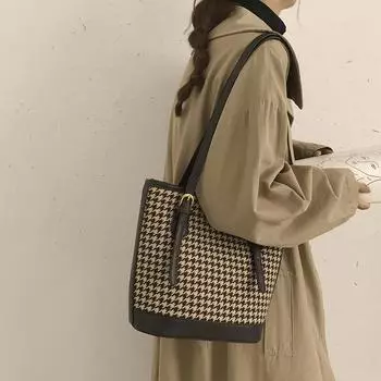 Tooxika Новая осенне-зимняя женская сумка-тоут большой вместимости All-match Ins Сумка через плечо