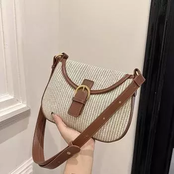 Tooxika Новая Повседневная Сумка Через Плечо Большой Вместимости Модная Большая Сумка На Цепи Простая Модная Текстурная Женская Сумка чёрный