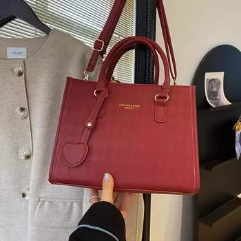 Tooxika Новая простая вместительная сумка на одно плечо небольшого размера квадратной формы