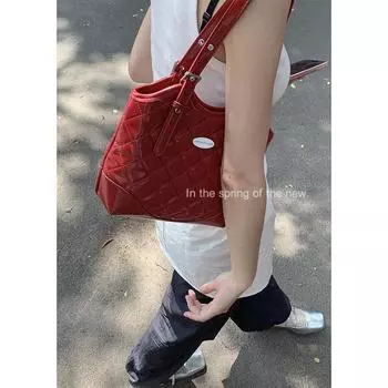 Tooxika Новая простая высококачественная сумка-тоут Diamond, большая вместительная женская сумка, сумка через подмышку, сумка через плечо для поездок на работу