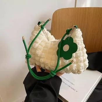 Tooxika Новая женская одноплечевая сумка-тоут с однотонным принтом подмышкой