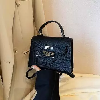 Tooxika Новая женская повседневная сумка-мессенджер через плечо чёрный