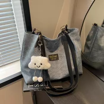 Tooxika новая женская простая сумка-тоут через плечо большой вместимости