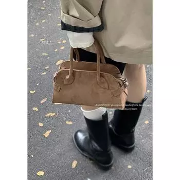 Tooxika Новая женская сумка высокого класса большой вместимости из замши Простая сумка-мессенджер