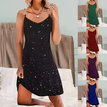 Tooxika Новое однотонное платье без рукавов с V-образным вырезом и сексуальным ромбовидным принтом на подтяжках L