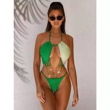 Tooxika, новый цельный бикини с вырезом, сексуальный цельный купальник