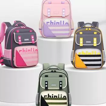 Tooxika Новый стиль Защита позвоночника Начальная школа ранец для мальчиков и девочек 6-9-12 лет легкий рюкзак L армия зеленый