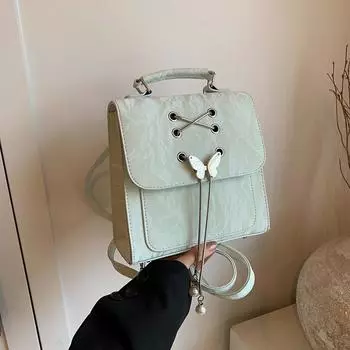 Tooxika однотонный бант большой емкости сумка для отдыха на шнурке новый стиль универсальный нишевый рюкзак для женщин