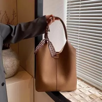 Tooxika Простая новая сумка через плечо с большой вместимостью Tote Advanced Underarm Commuter Bag чёрный