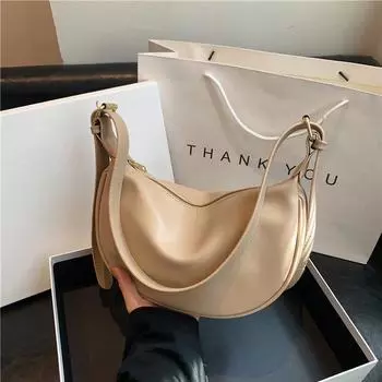 Tooxika Простая повседневная сумка-мессенджер на одно плечо подмышкой, новая женская сумка