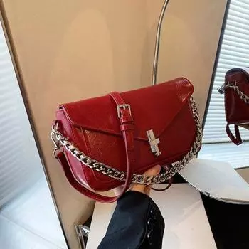 Tooxika Простая женская сумка, новый стиль, модная, плиссированная сумка-ракушка, нишевый тренд, универсальная, повседневная сумка через плечо чёрный