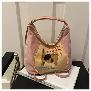 Tooxika Ретро рюкзак Новая большая вместительная сумка через плечо подмышкой