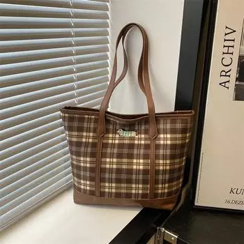 Tooxika Сумка на одно плечо большой вместимости, женская новая сумка-тоут для поездок на работу