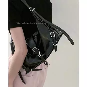 Tooxika Versatile Ins Large-capacity Underarm Bag Fashionable High-end Niche Design Casual Backpack