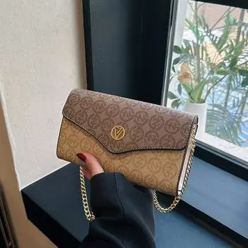 Tooxika Высококачественная изысканная маленькая квадратная сумка, женская новая универсальная сумка на одно плечо с цепочкой через плечо хаки