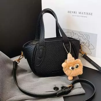 Tooxika Высококачественные дизайнерские сумки для женщин, новая универсальная простая сумка через плечо, сумка-ведро через плечо чёрный