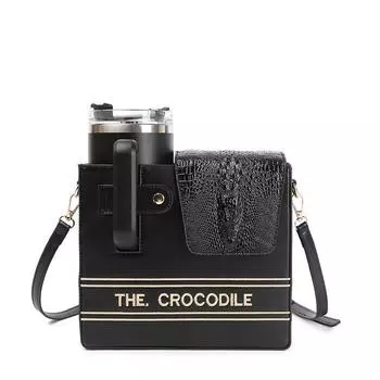 Tooxika женская новая многофункциональная сумка для бутылок с водой через плечо чёрный