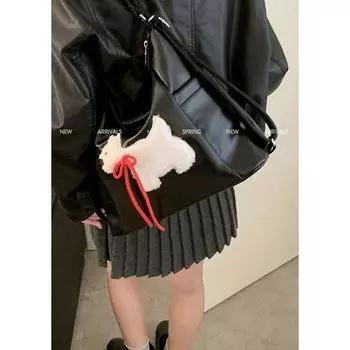 Tooxika женская новая плюшевая щенок модная большая вместительная сумка подмышкой сумка многофункциональный рюкзак