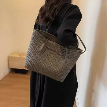 Tooxika женская новая простая высококачественная сумка-тоут большой вместимости универсальная сумка на одно плечо подмышкой