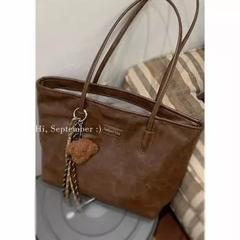 Tooxika женская новая ретро сумка-тоут большой емкости универсальная простая сумка через плечо подмышкой