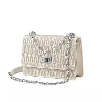 Tooxika женская новая сумка из искусственной кожи с ромбами и цепочкой, сумка-мессенджер через плечо белый