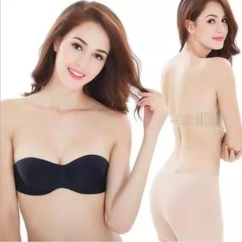 Tooxika женский бюстгальтер пуш-ап без бретелек свадебный бюстгальтер на косточках сзади бюстгальтеры