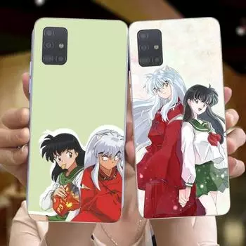 Топ аниме Inuyasha чехол для телефона для Huawei P50 P40 P30 Pro Mate 40 30 Pro Nova 8 8i Y7P Honor прозрачный чехол для телефона Huawei P50 Pro