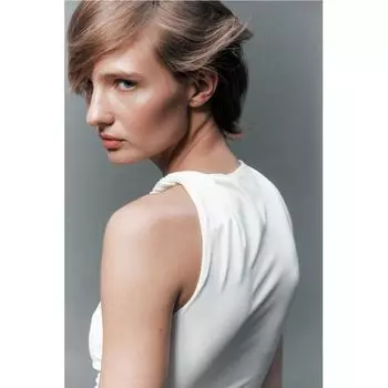 Топ без рукавов HM с поворотной деталью, белый