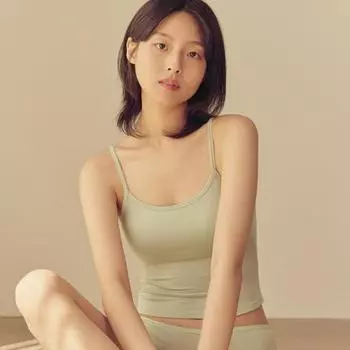 Топ-бюстгальтер Skinny Five Sheer из модала (5colors)(F/L~XXL) Green F/L