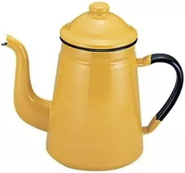 TOP Enamel Coffee Pot Camel FKC10116R #11