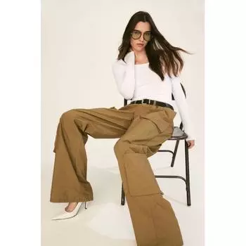 Топ HM с круглым вырезом, белый