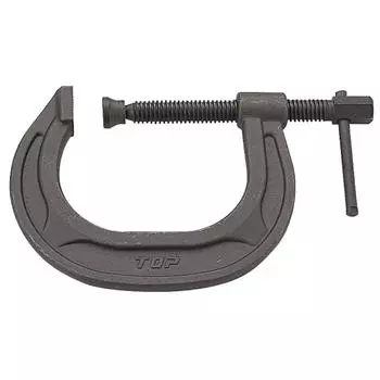 Top Industry Shaco Vise Maximum opening 125mm Guaranteed load Welding Made in Japan (TOP) C-type C-type 3.5t Holding/fixing CC-125 Tsubame-Sanjo